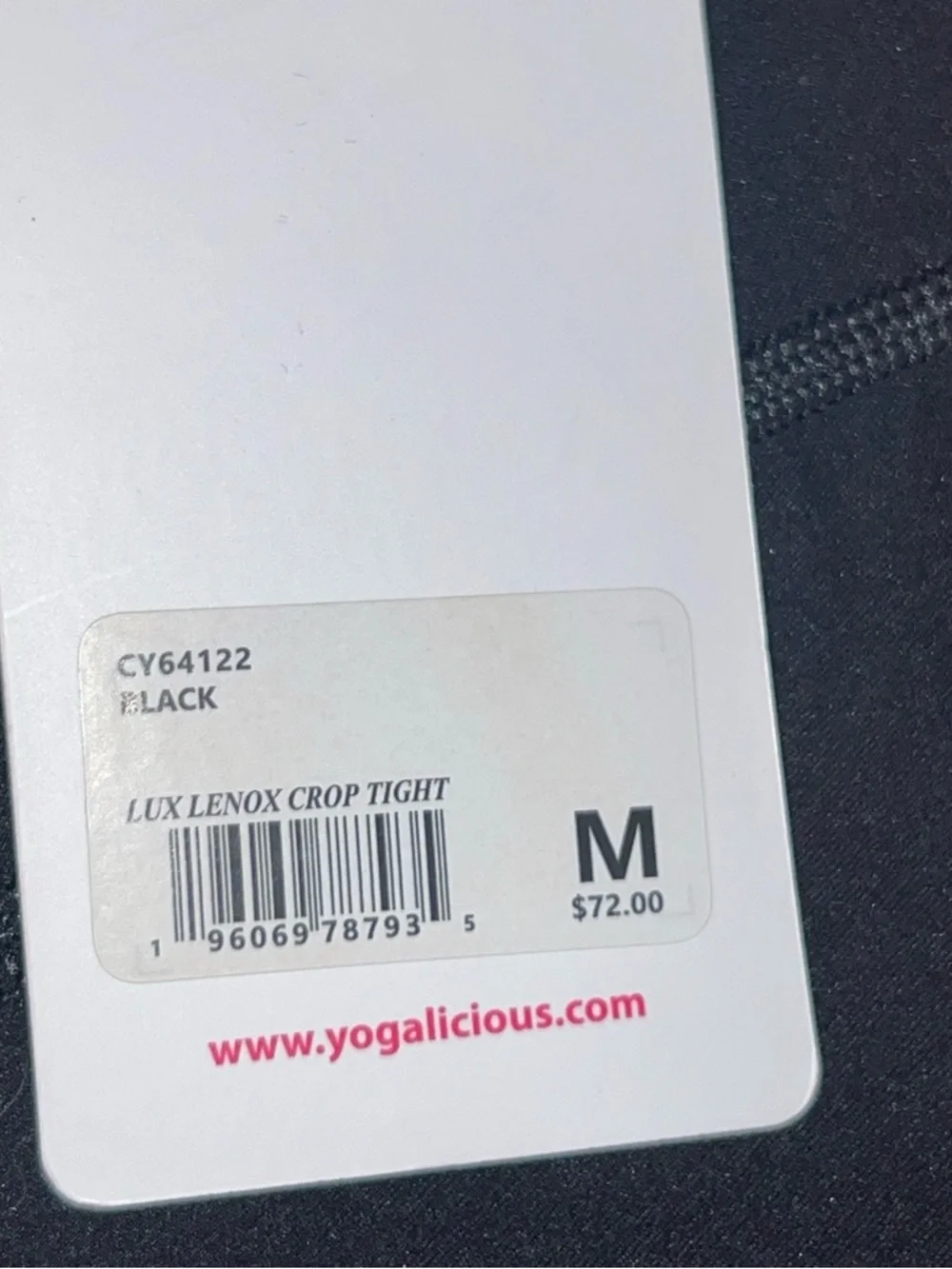 Yogalicious Lux Lenox Pocket Crop Tight Leggings - Picture 12 of 16